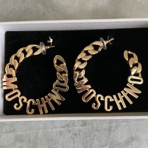 H&M Moschino Hoop Earrings